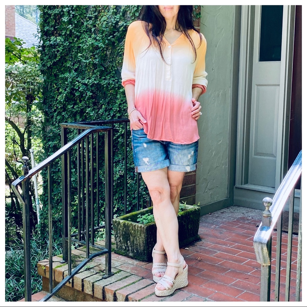 OMBRÉ TIE DYE CHIC TUNIC TOP - Picture 7 of 11